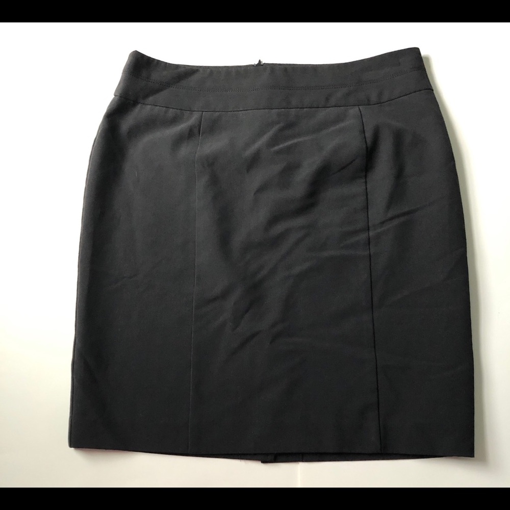 Black midi skirt.